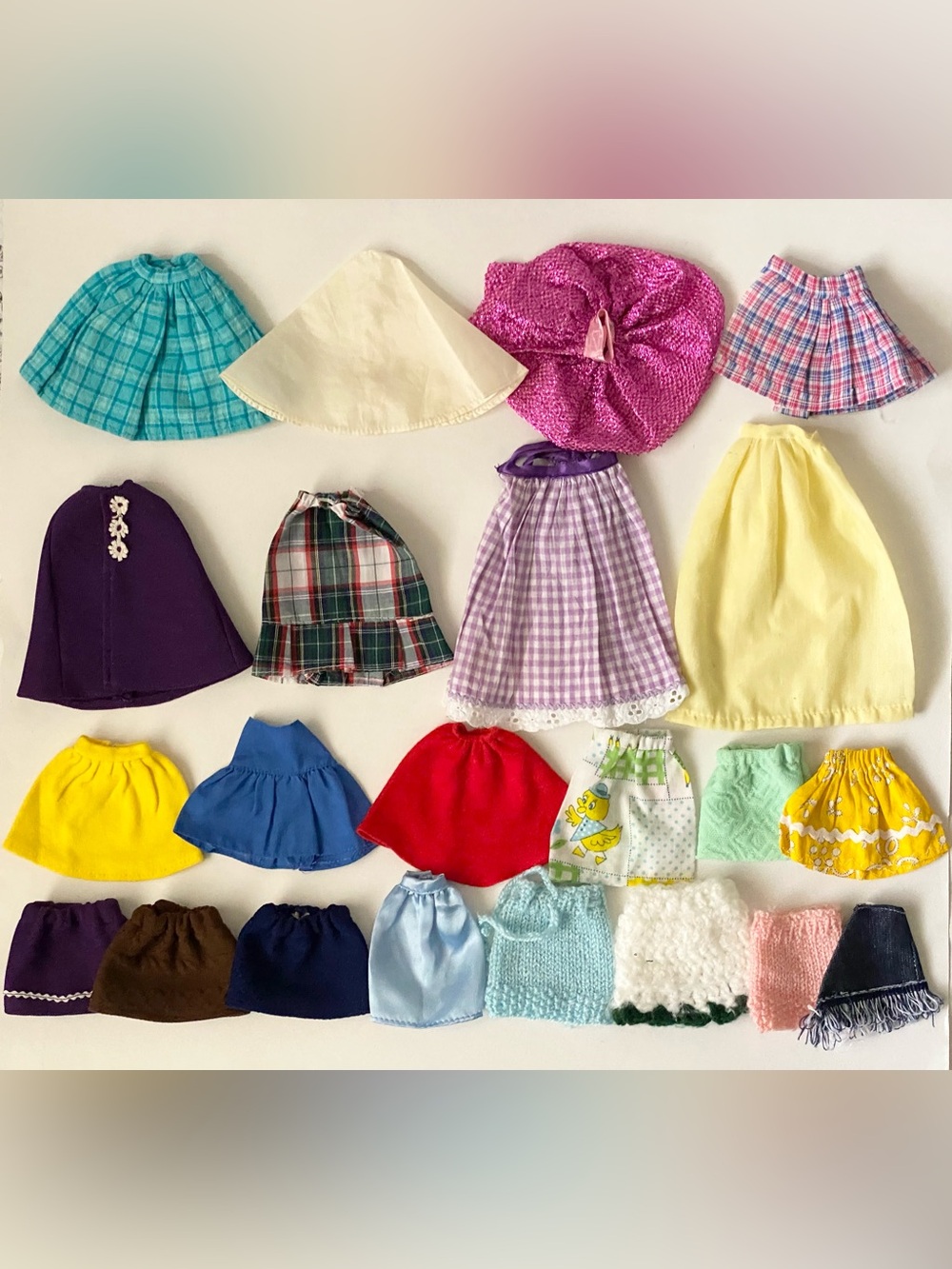 Vintage Barbie Doll Clone Skirts Clothing Lot